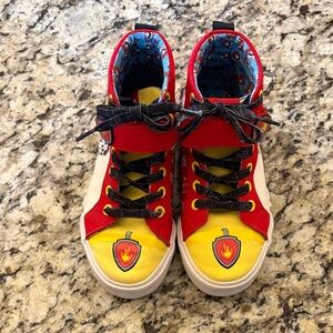 Kids High-Top Sneakers Paw Patrol Marshall Size 1 EUC